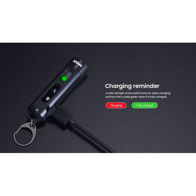Xtar T1 Rechargeable LED Key Ring flashlight