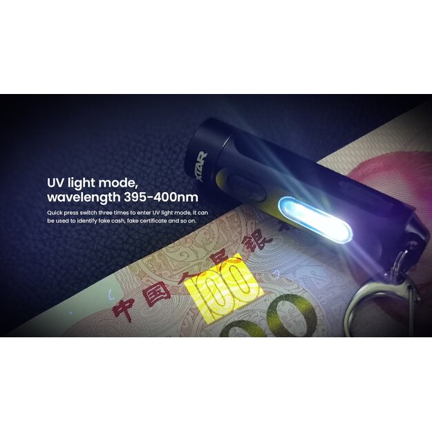 Xtar T1 Rechargeable LED Key Ring flashlight