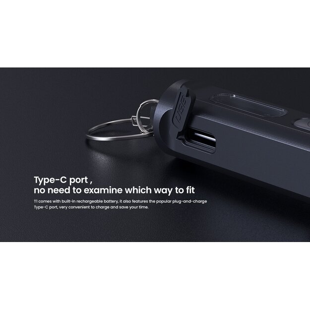 Xtar T1 Rechargeable LED Key Ring flashlight