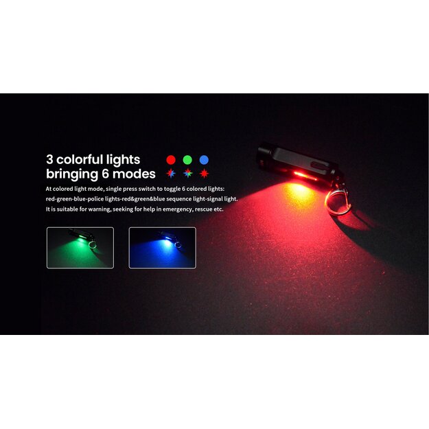 Xtar T1 Rechargeable LED Key Ring flashlight