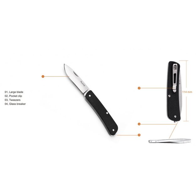 Ruike Criterion Collection L11 knife, black 