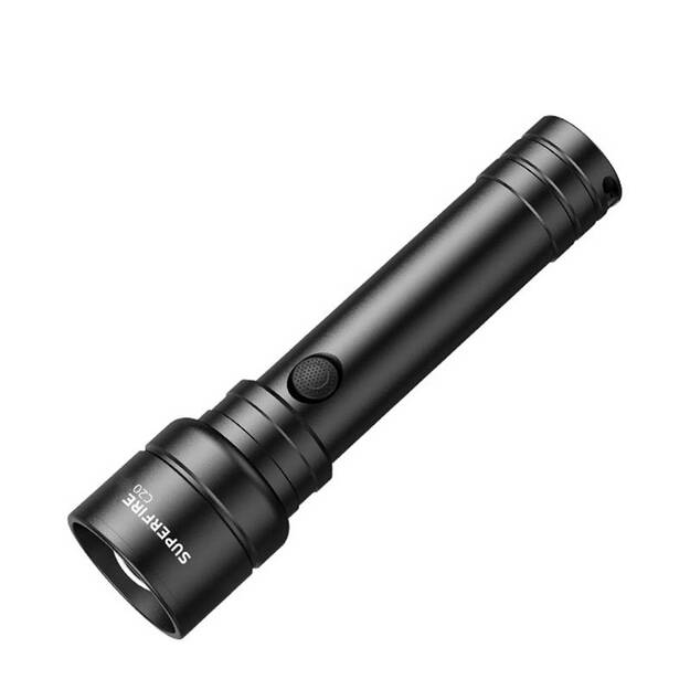 Superfire hand flashlight C20, 280lm, USB