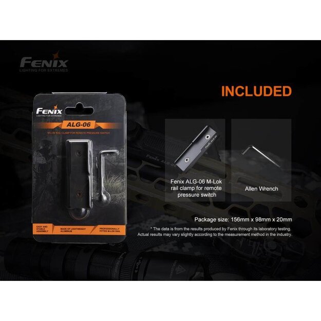 Fenix ​​​​ALG-06 slēdža turētājs M-LOK sliedēm