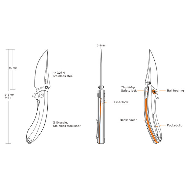 Ruike P155-B nazis MELNS