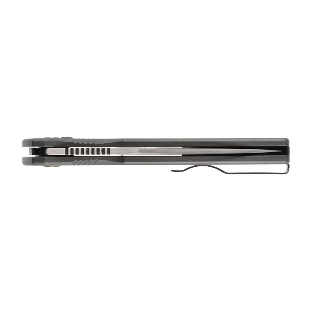 Ruike P192-AK Folding Knife Grey Aluminum Sandvik 14C28N Button Lock