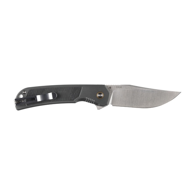 Ruike P192-AK Folding Knife Grey Aluminum Sandvik 14C28N Button Lock