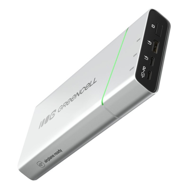 Powerbank Green Cell PowerPlay Pro, 20800 mAh, 65 W, Ātrā uzlāde, PD, Ultra Charge