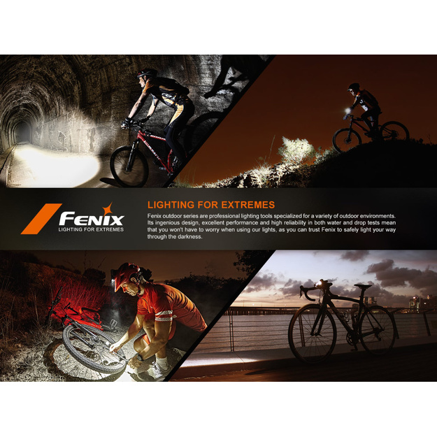 Fenix BC45R 3300лм, двухлучевой велосипедный фонарь с пультом дистанционного управления