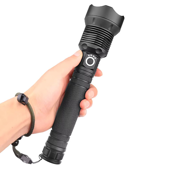 Тактический фонарь Wozinsky WLT-20W, 20W, 2000lm, светодиоды CREE, IP65, зум