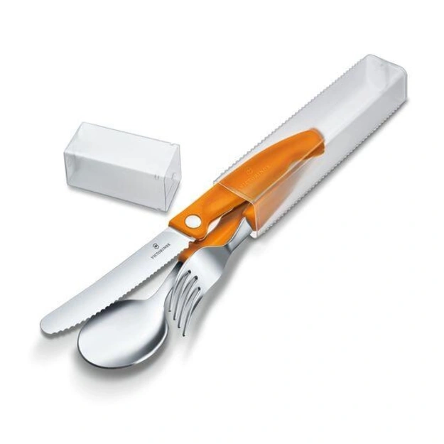 Набор столовых приборов Victorinox Swiss Classic из 3 предметов, оранжевый (6.7192.F9)