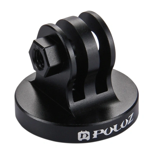 Puluz Mount with 1/4  CNC Thread for Action Cameras (Black)
