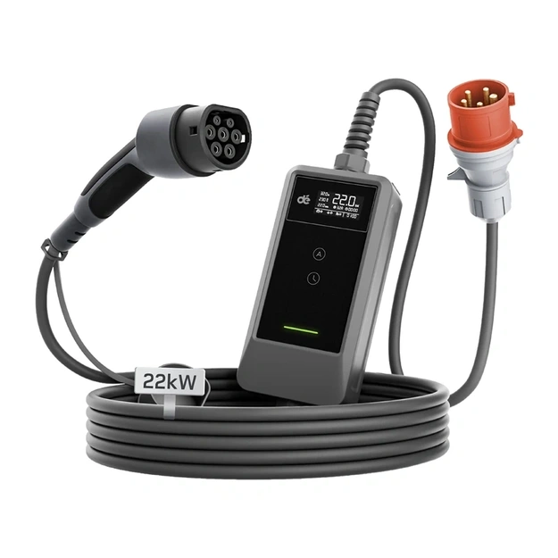 Portable EV charger d&eacute; Traveler Set 22kW