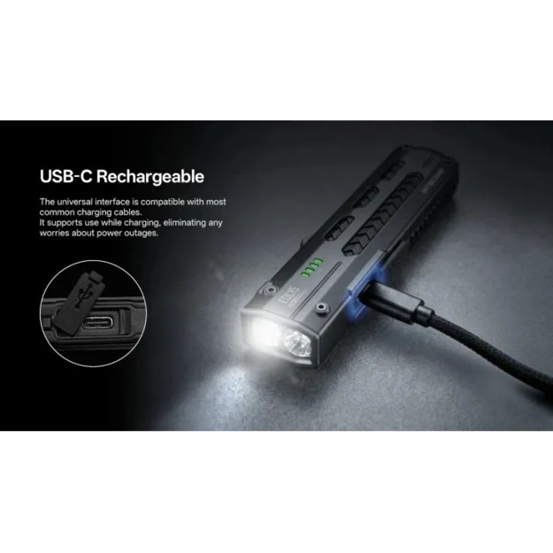 Ikdienas lukturis ar UV gaismu &bdquo;Nitecore EDC15&ldquo;, 1200 lm
