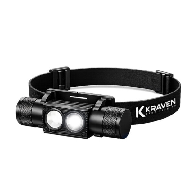 Jaudīgākais galvas lukturis &bdquo;Kraven Pro X2500 Extreme White&ldquo;, 2500 lm