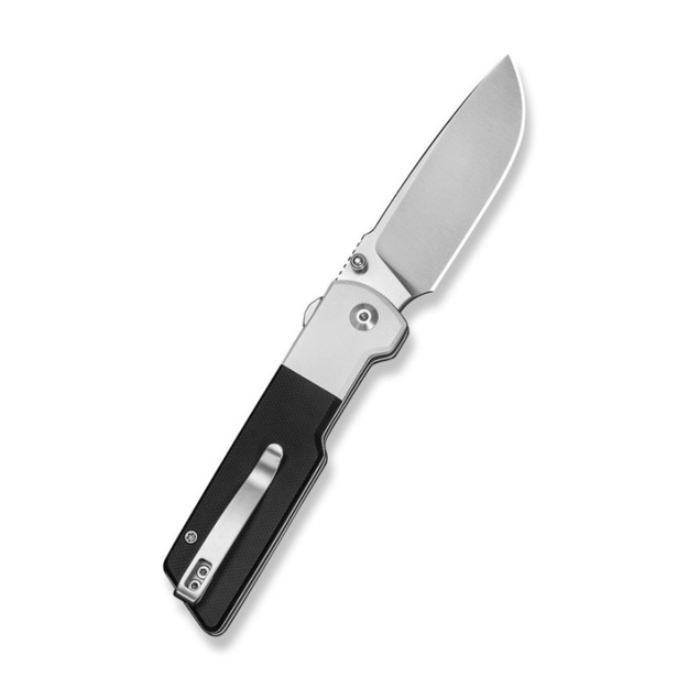 Saliekamais nazis Civivi Zygon White / Black G10, Satin Nitro-V (C25035C-1)