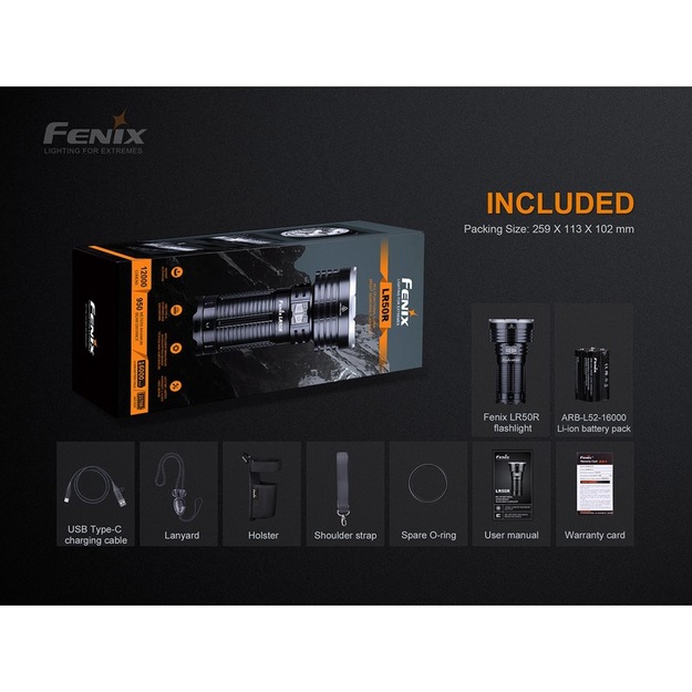 Fenix LR50R lukturis