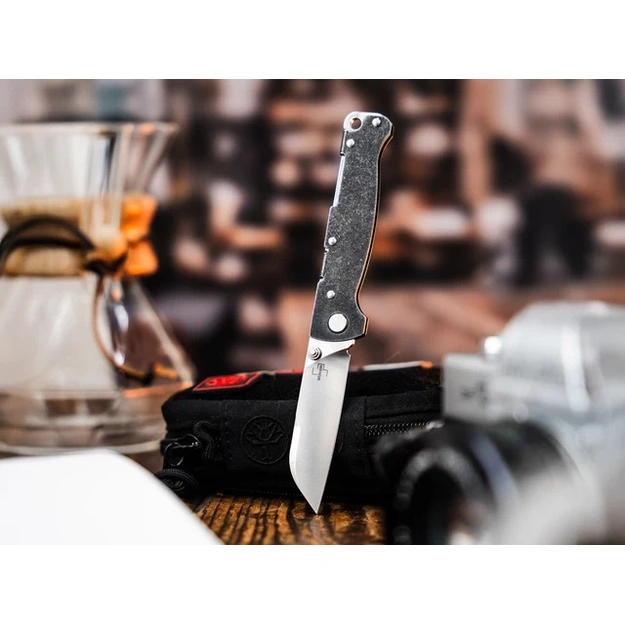 Boker Plus Atlas Sheepsfoot TS One-Handed Folding Knife, 01BP0066