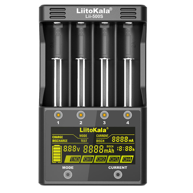 LiitoKala Lii-500S įkroviklis