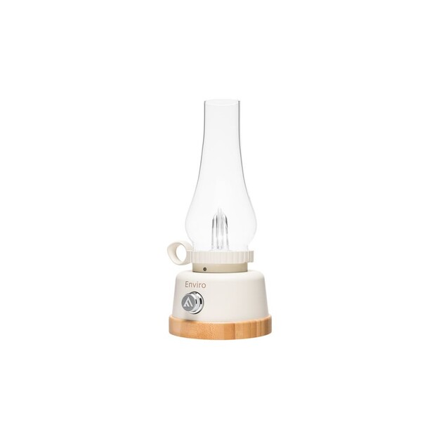 Mactronic Enviro rechargeable lamp with flame effect, 250lm