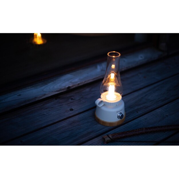 Mactronic Enviro rechargeable lamp with flame effect, 250lm