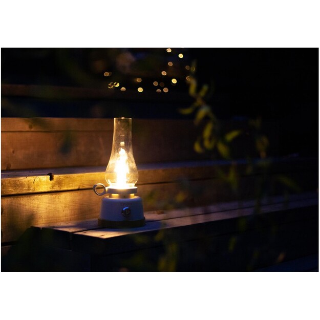 Mactronic Enviro rechargeable lamp with flame effect, 250lm