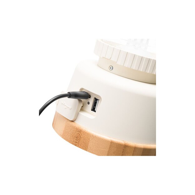 Mactronic Enviro rechargeable lamp with flame effect, 250lm