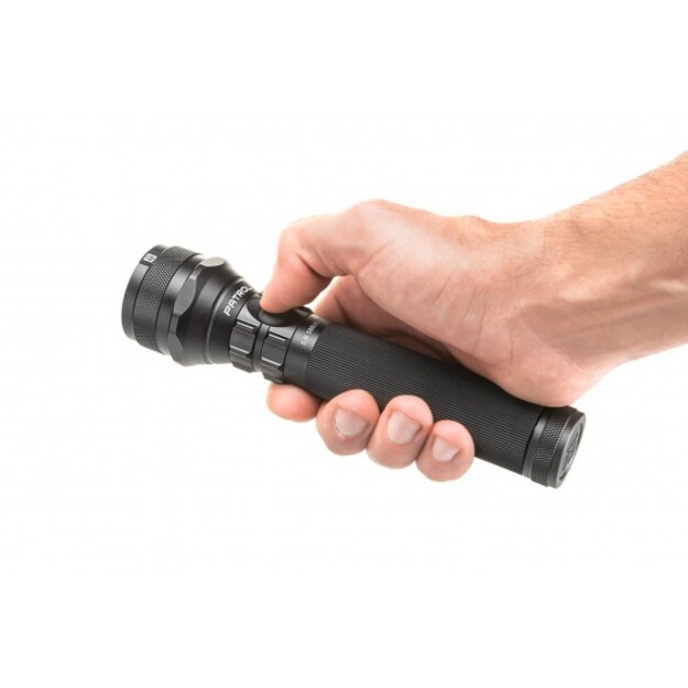 Mactronic 1000lm uzlādējams lukturītis ar diviem slēdžiem un uzlādes staciju PATROL LTD THH0055