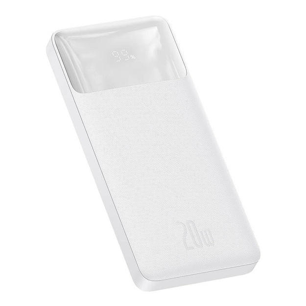 Аккумулятор Baseus Bipow 10000mAh, 20W (белый)
