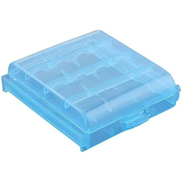 AA un AAA bateriju maciņ&scaron;, 4 baterijām, zils