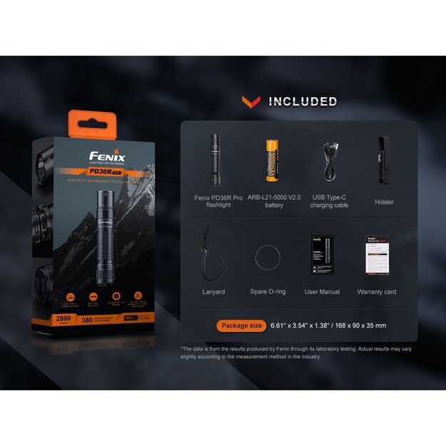 Fenix ​​​​PD36R Pro Led lukturītis