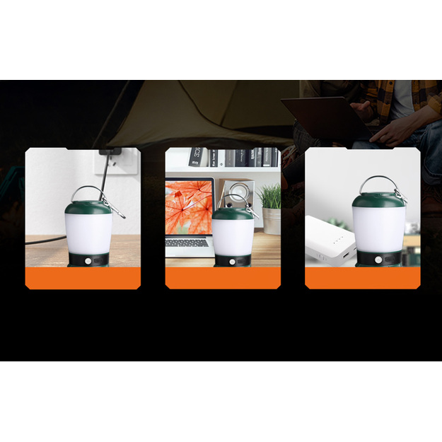 Superfire T31 kempinga lampa, 320lm, USB