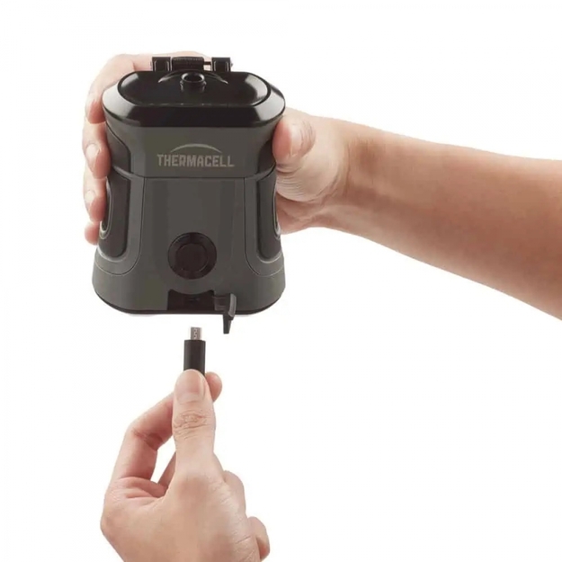Thermacell EX90I moskītu atbaidī&scaron;anas uzlādējama ierīce, melna 