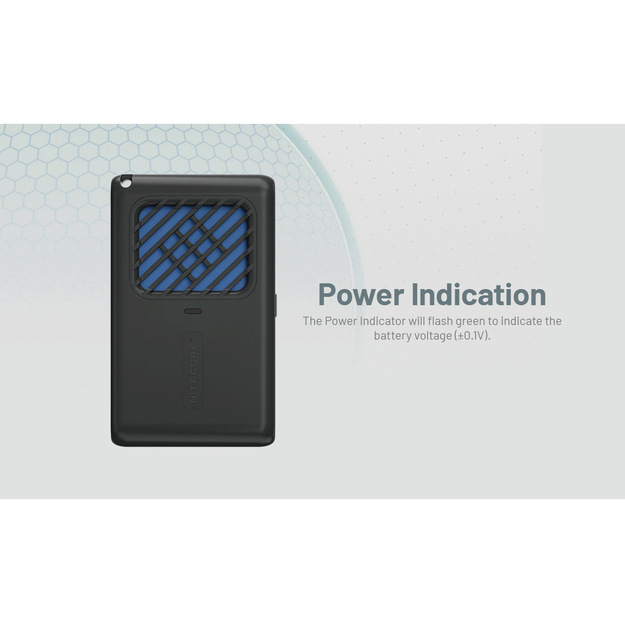 Nitecore EMR06 - moskītu atbaidī&scaron;anas līdzeklis, integrēta uzlādējama baterija