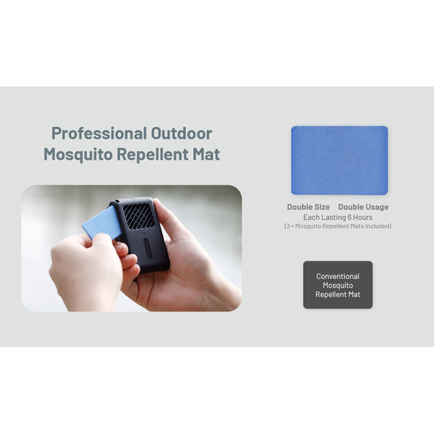 Nitecore EMR06 - moskītu atbaidī&scaron;anas līdzeklis, integrēta uzlādējama baterija