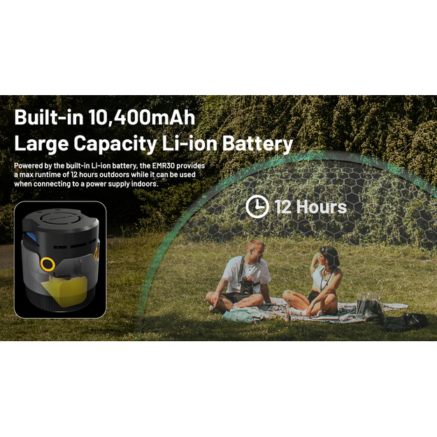 Nitecore EMR30 - moskītu atbaidī&scaron;anas līdzeklis, powerbank funkcija