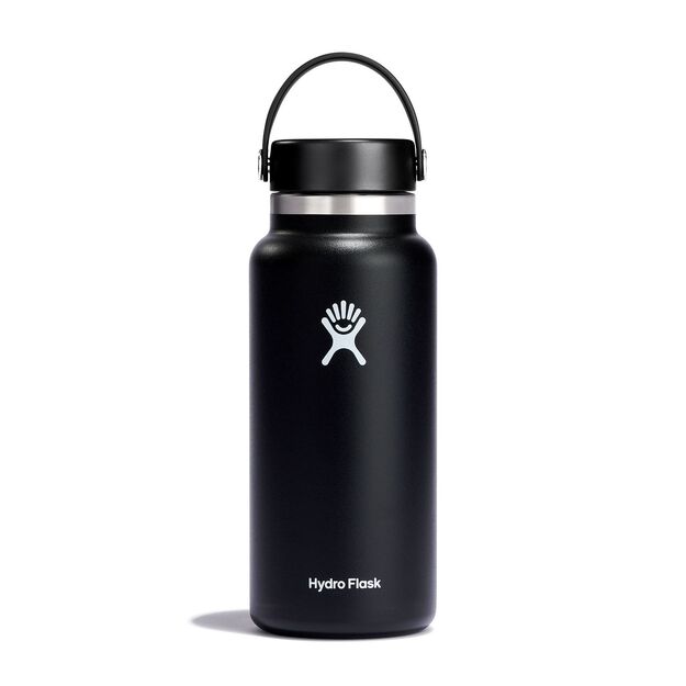 Hydro Flask Wide Flex Cap ceļojumu dzeramā pudele 946 ml W32BFS001 Black