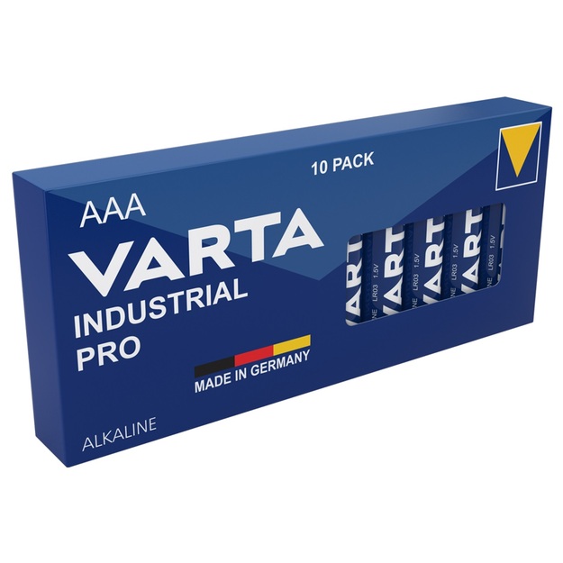 Элементы питания Varta Industrial Pro AAA, 10 шт