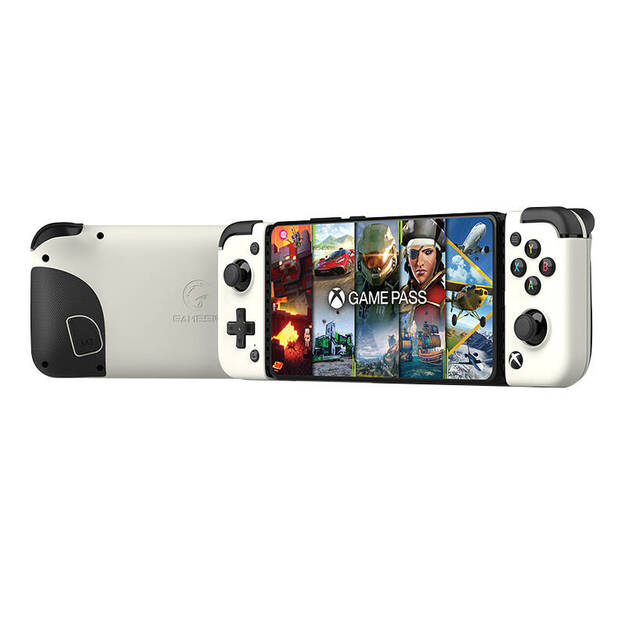 Spēļu kontrolieris GameSir X2 Pro White USB-C ar viedtālruņa turētāju