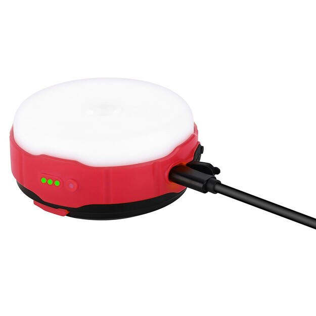 Vayox 500lm uzlādējams kempinga lukturītis ar saules paneli VA0100