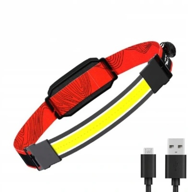 LED galvas lukturītis COB LED