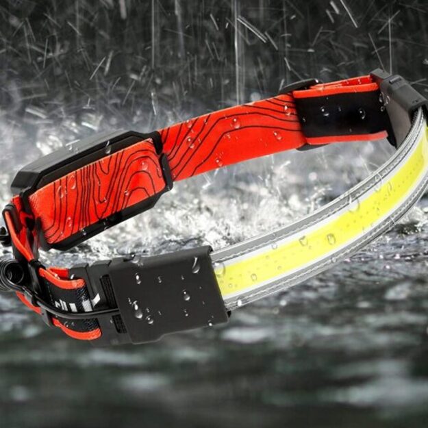 LED galvas lukturītis COB LED