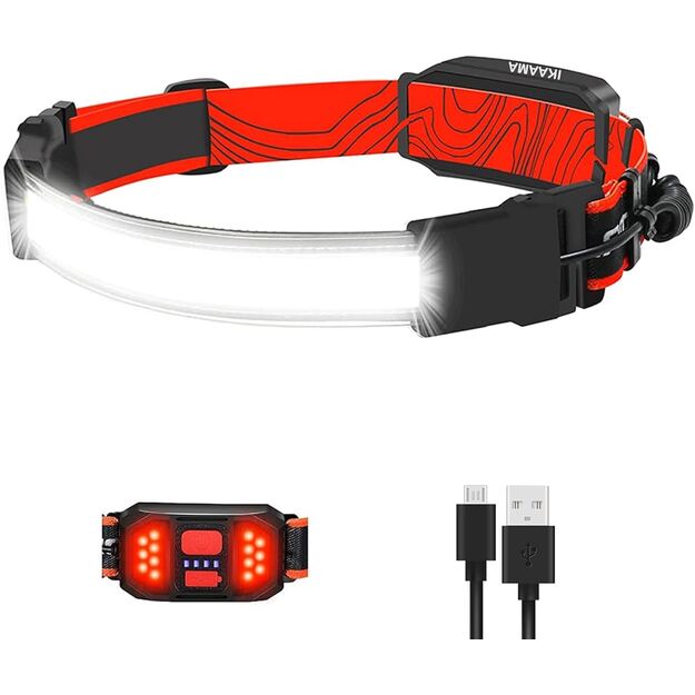 LED galvas lukturītis COB LED