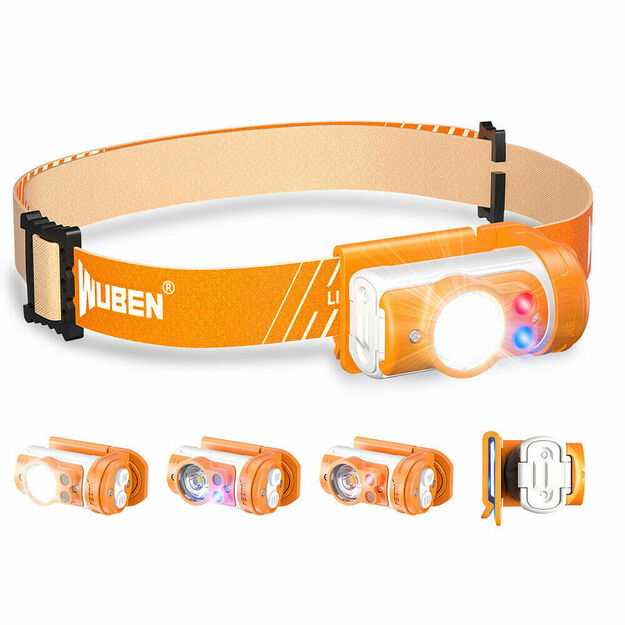 Wuben H3 lukturis 120lm oranžā krāsā