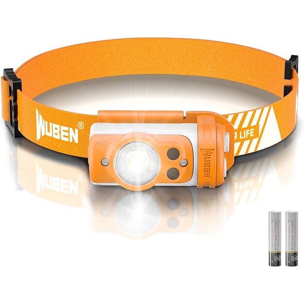 Wuben H3 lukturis 120lm oranžā krāsā