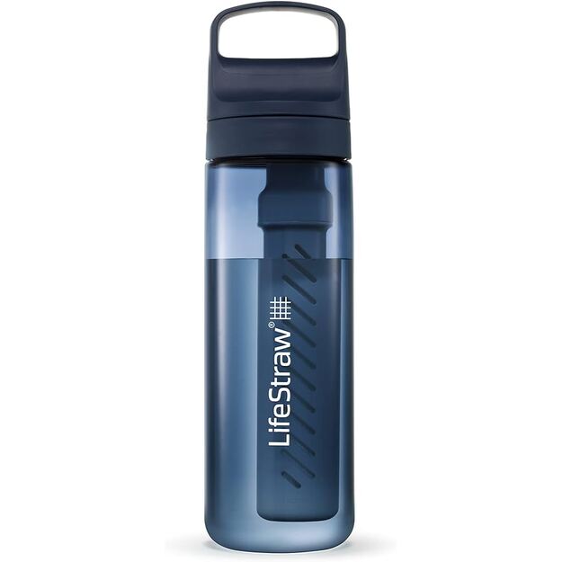 LifeStraw Go 2.2 ceļojuma pudele ar filtru 650 ml. Aegan Sea LGV422ASWW