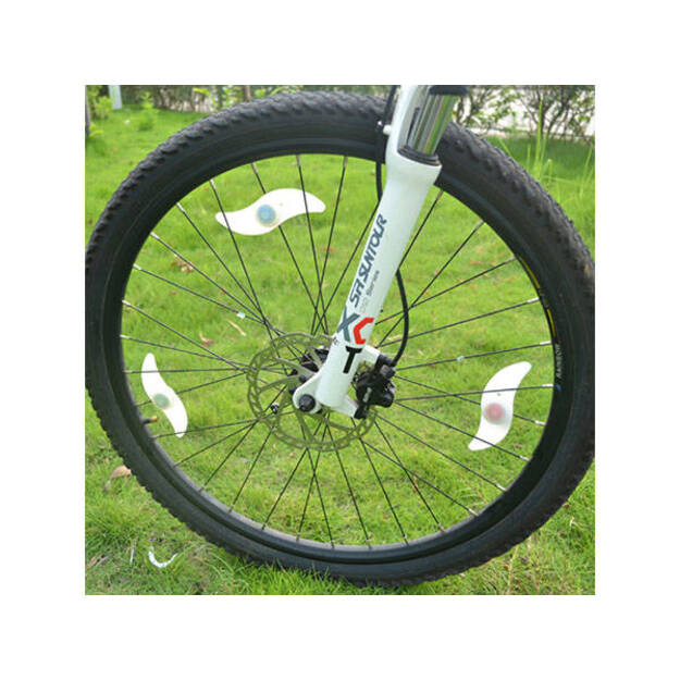 Velosipēdu riteņu gaisma LED BLUE