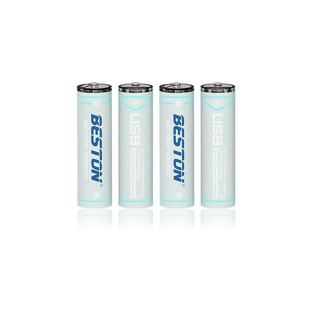 Beston batteries AA 1.5V 600m USB type-C