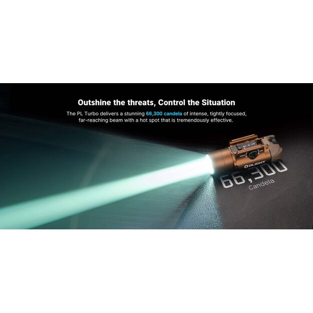 Olight PL Turbo Valkyrie Black, 800 lūmenu lukturītis