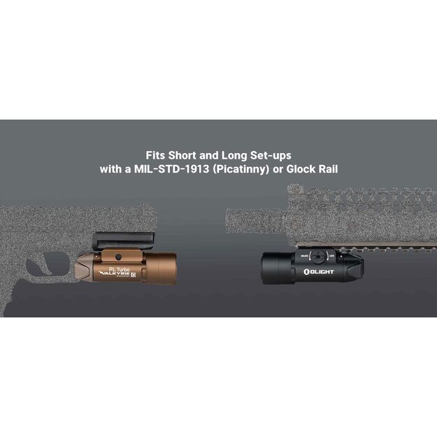 Olight PL Turbo Valkyrie Black, 800 lūmenu lukturītis