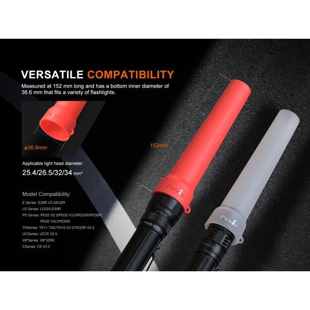 Fenix ​​​​AOT-03 Satiksmes spieķis Balts